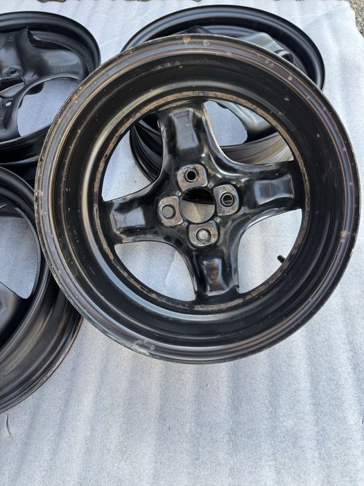 Felgi opel 6x15 ET 39 4x100 czyjniki cisnienia + kołpaki