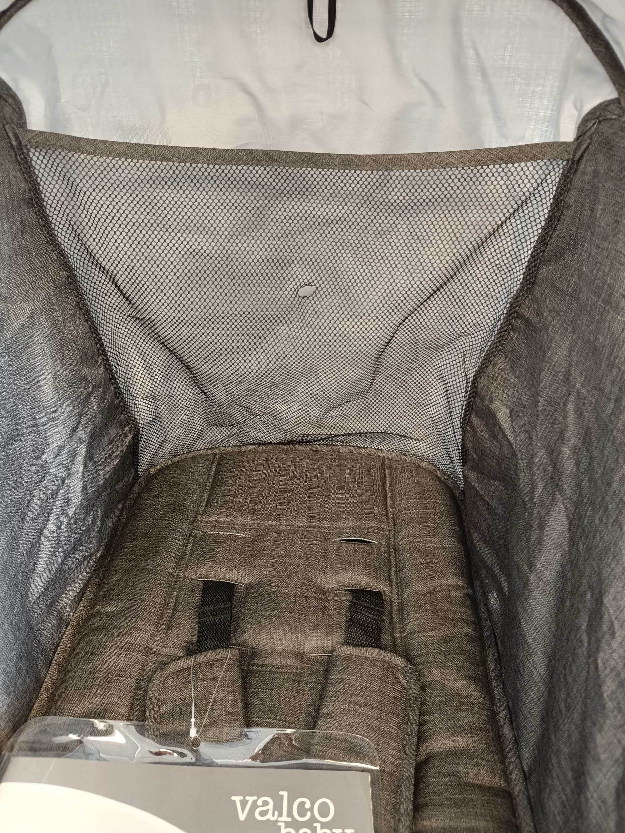 Wózek spacerowy Valco Baby Trend 4 Charcoal duże siedzisko