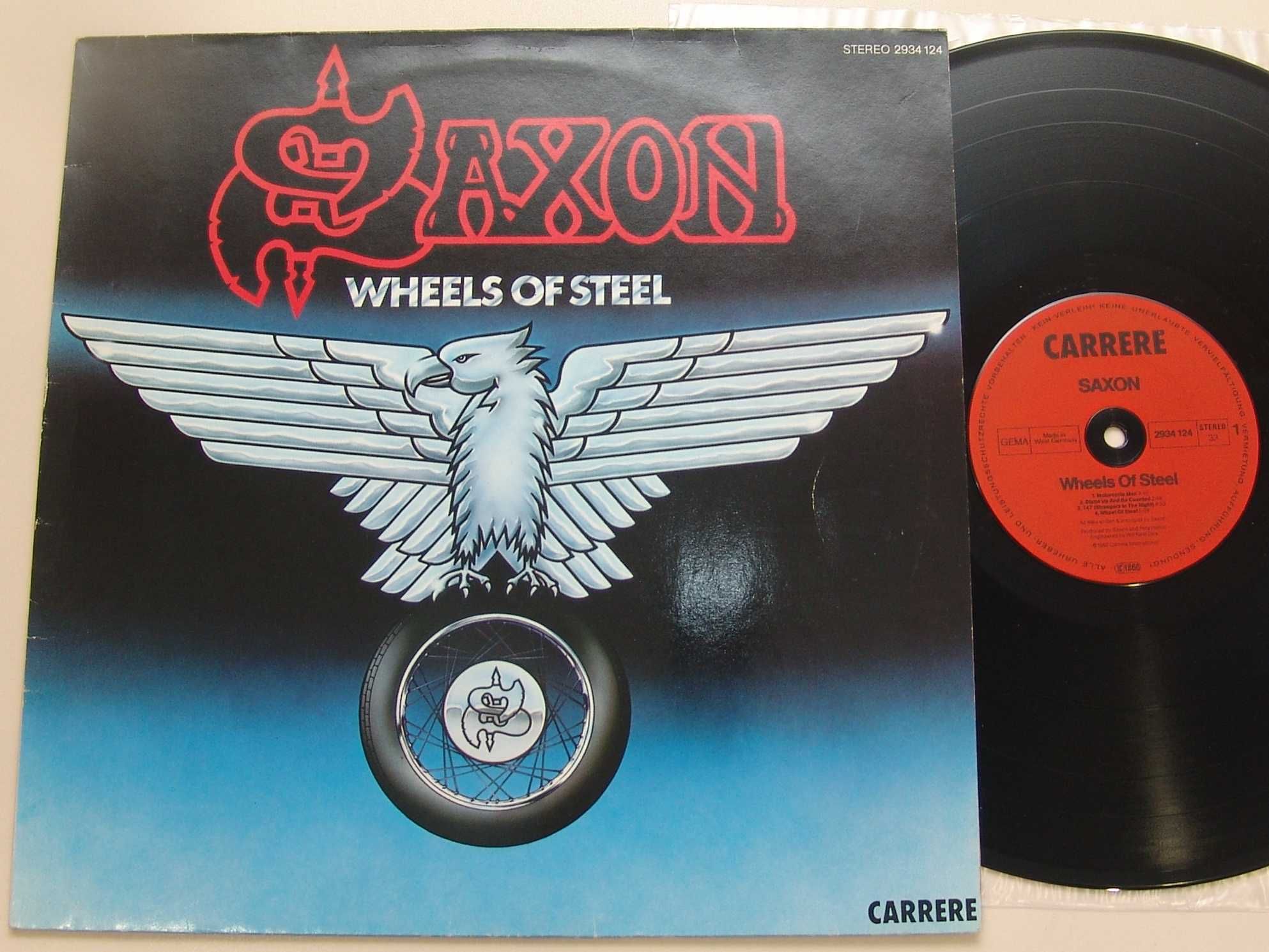 Пластинки Saxon 1979, 1980, 1988, 1991. Heavy Metal, Hard Rock