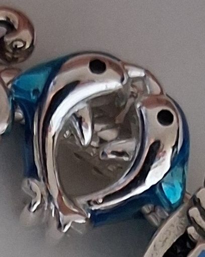 Charms delfin delfiny połączona para