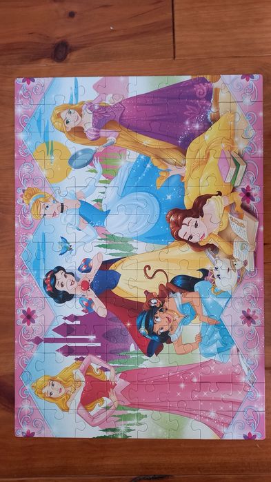 2 puzzles Princesas Disney 104 peças