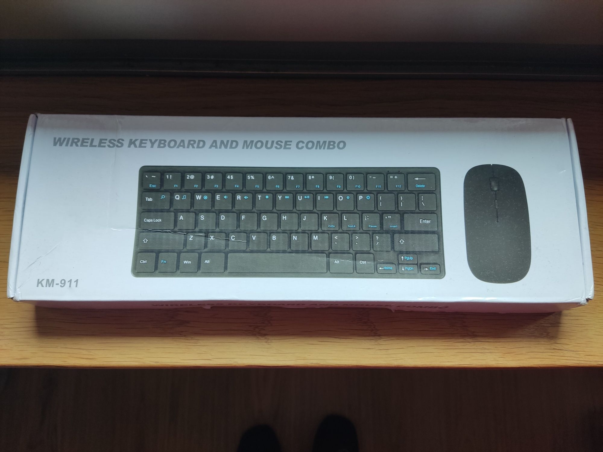 Combo teclado e rato wireless