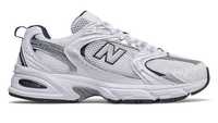 Кросівки жіночі чоловічі унісекс New Balance 530 White Silver Navy