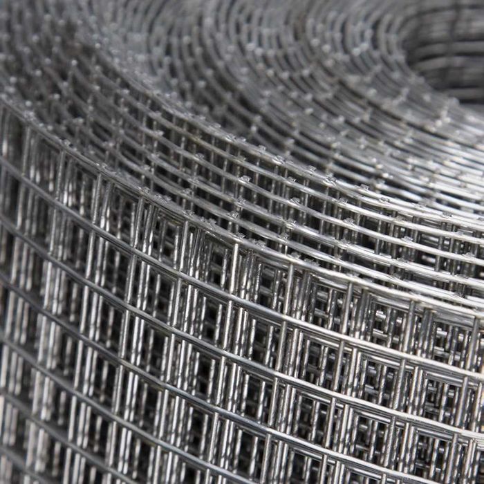 Siatka zgrzewana 13x13x08mm nierdzewna  hodowlana izolacyjna 100x50cm