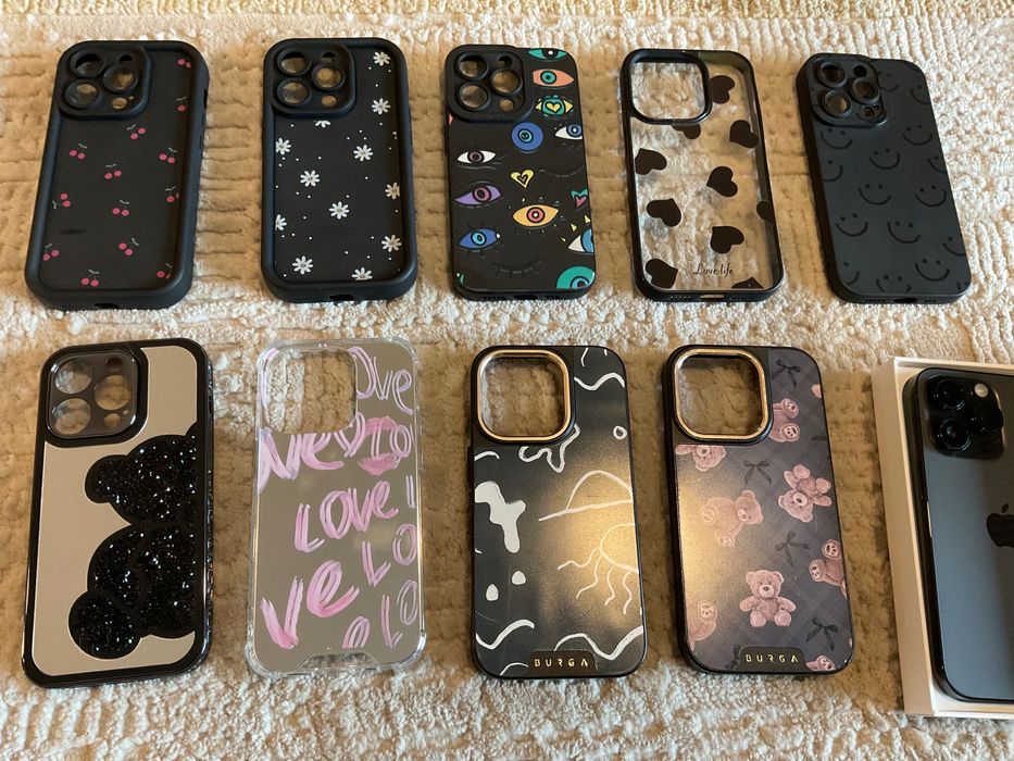iPhone 14 Pro Preto + Capas