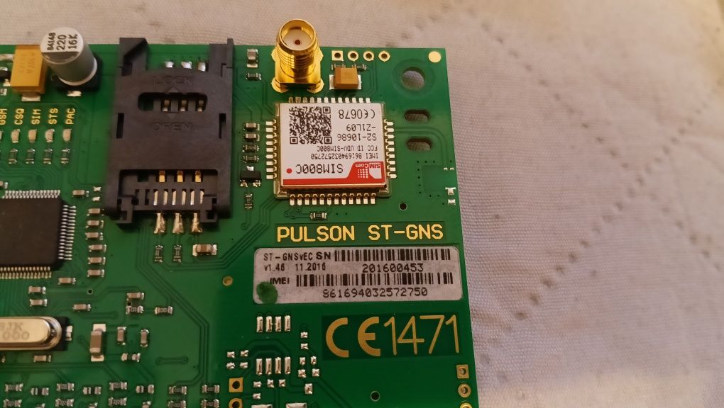 Moduł nadajnik GPRS monitorujący Pulson ST-GNS