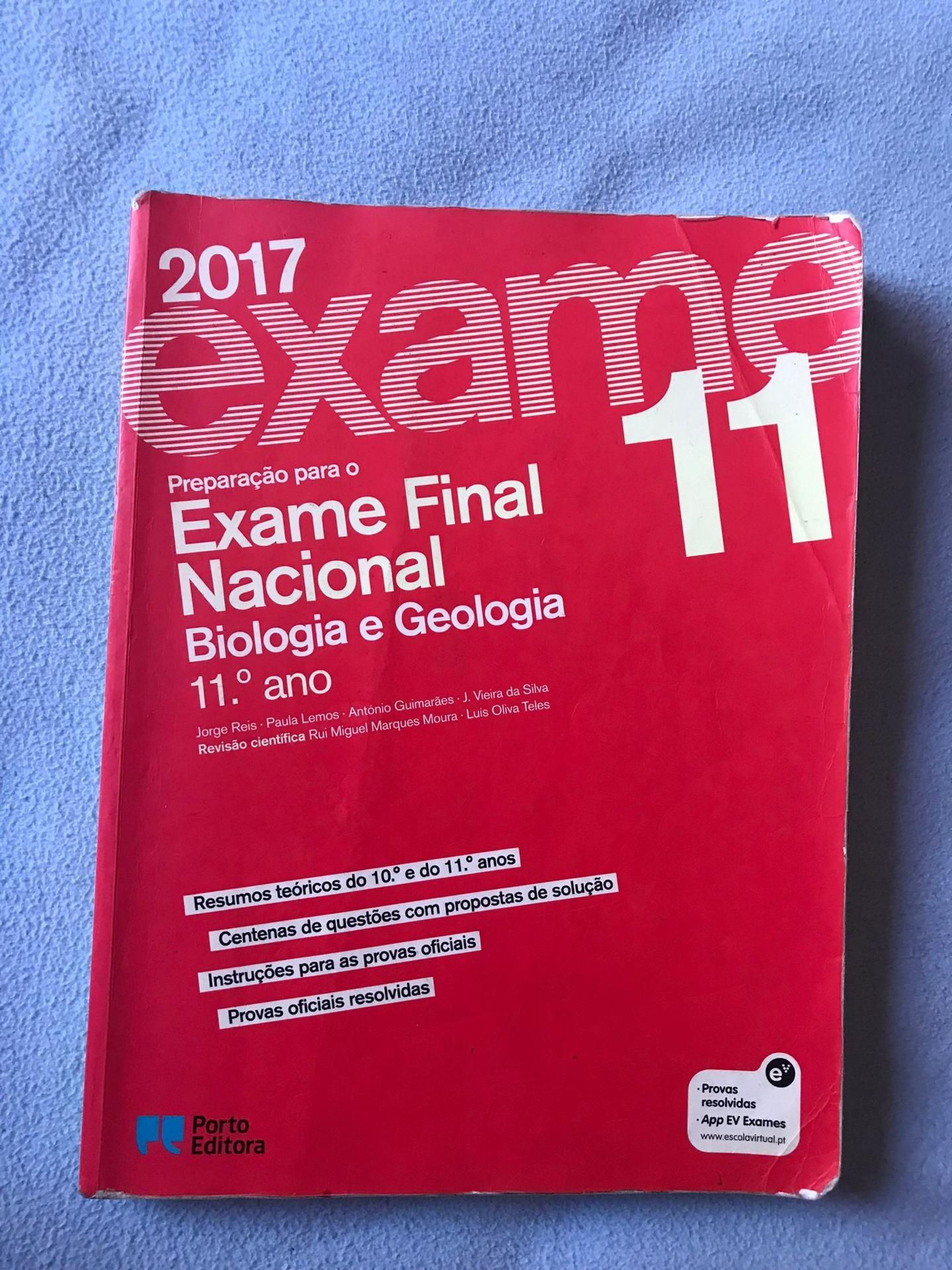 Livro preparação para o exame de biologia e geologia