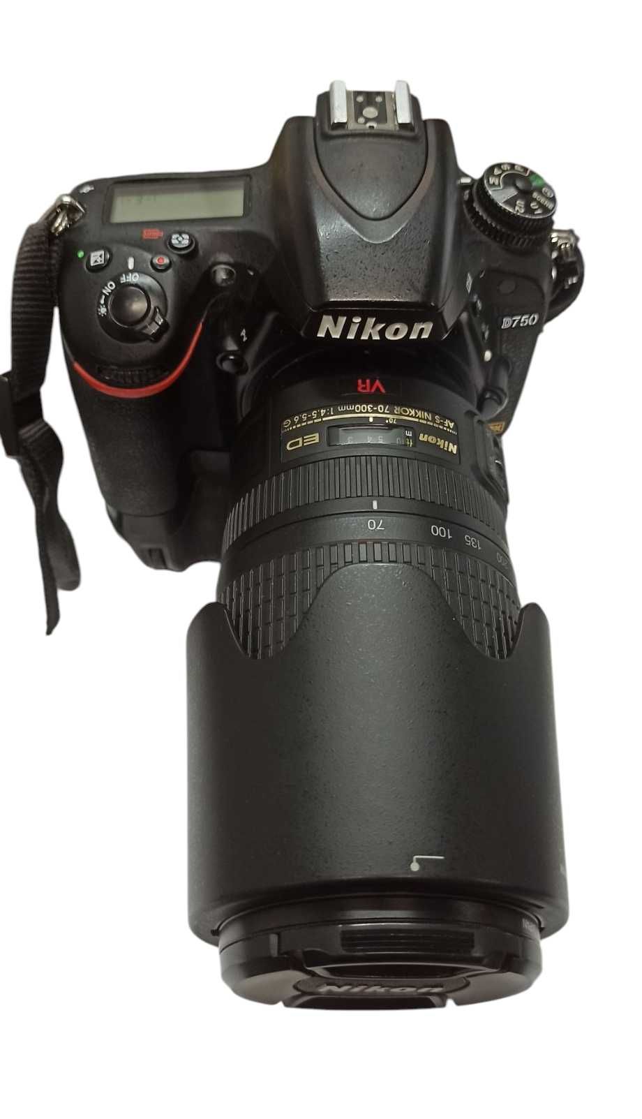 Aparat lustrzanka Nikon D750 obiektyw Nikkor AF-S 70-300 mm Lombard