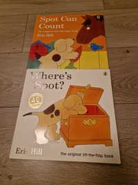 2 książki Spot can count where's Spot książki po angielsku dzieci