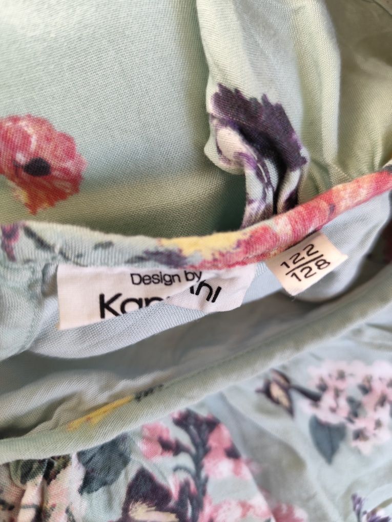 Sukienka dla dziewczynki bez rękawów w jednorożce H&M r. 134/140