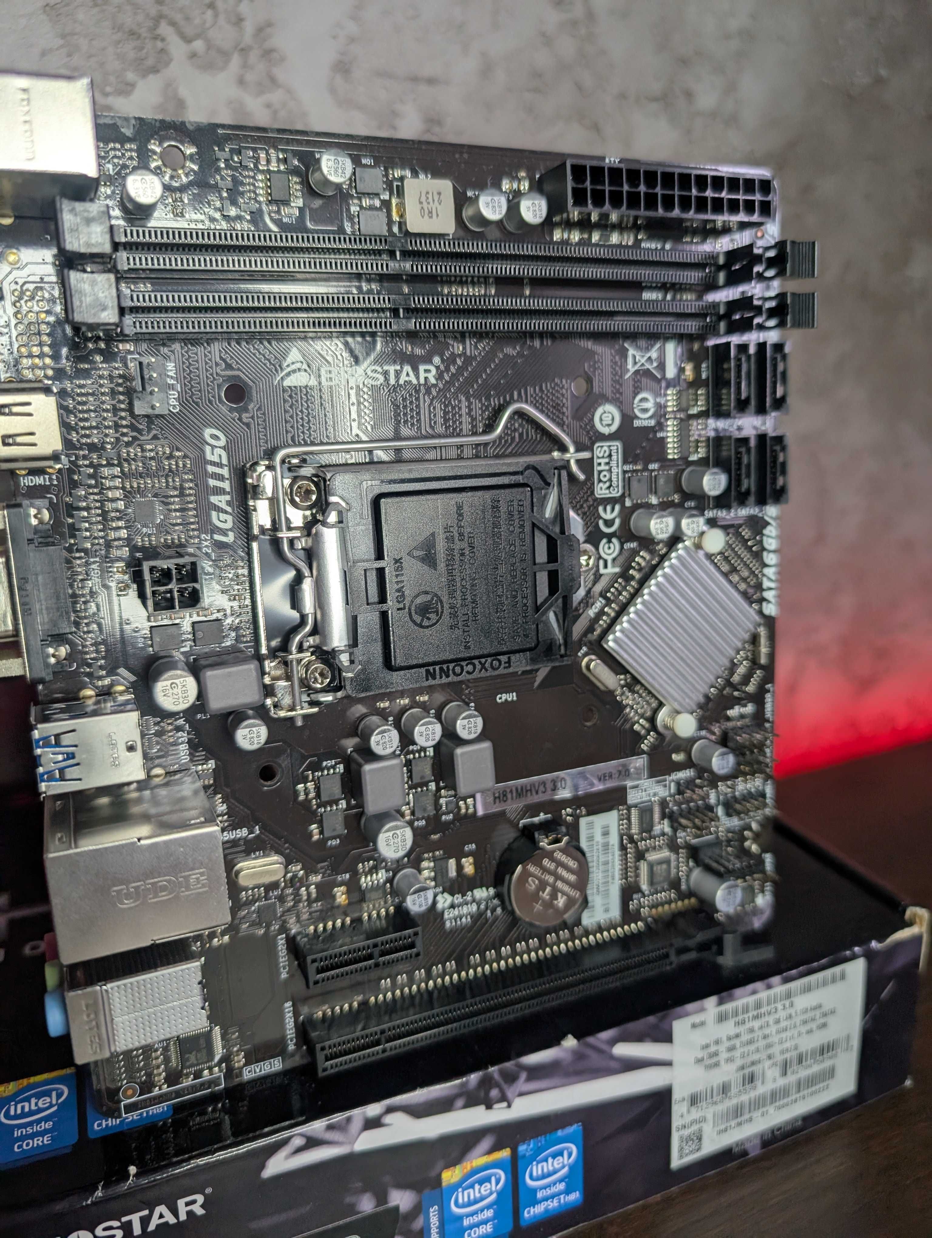 Biostar H81 MHV3 3.0 (1150) 4 покоління Intel
