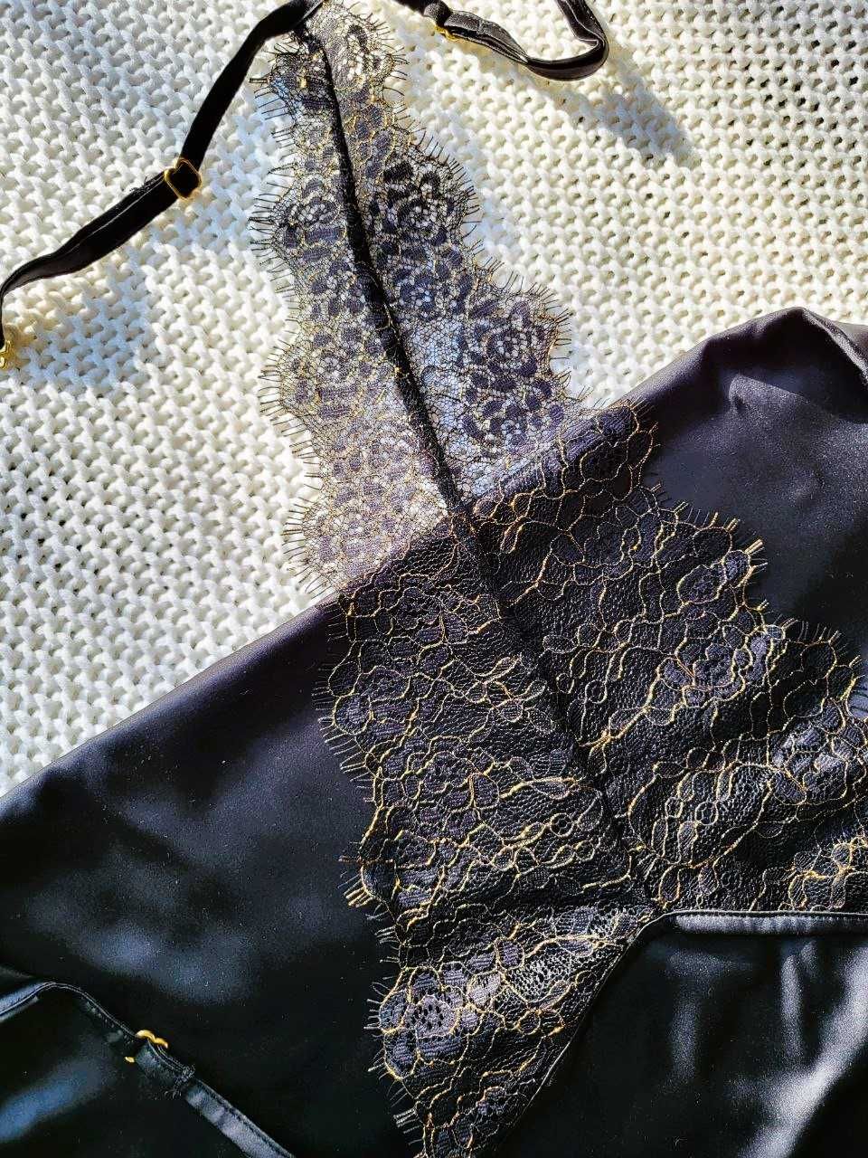 Nowy produkt– satynowa suknia Agatya by Obsessive L/XL w niskiej cenie