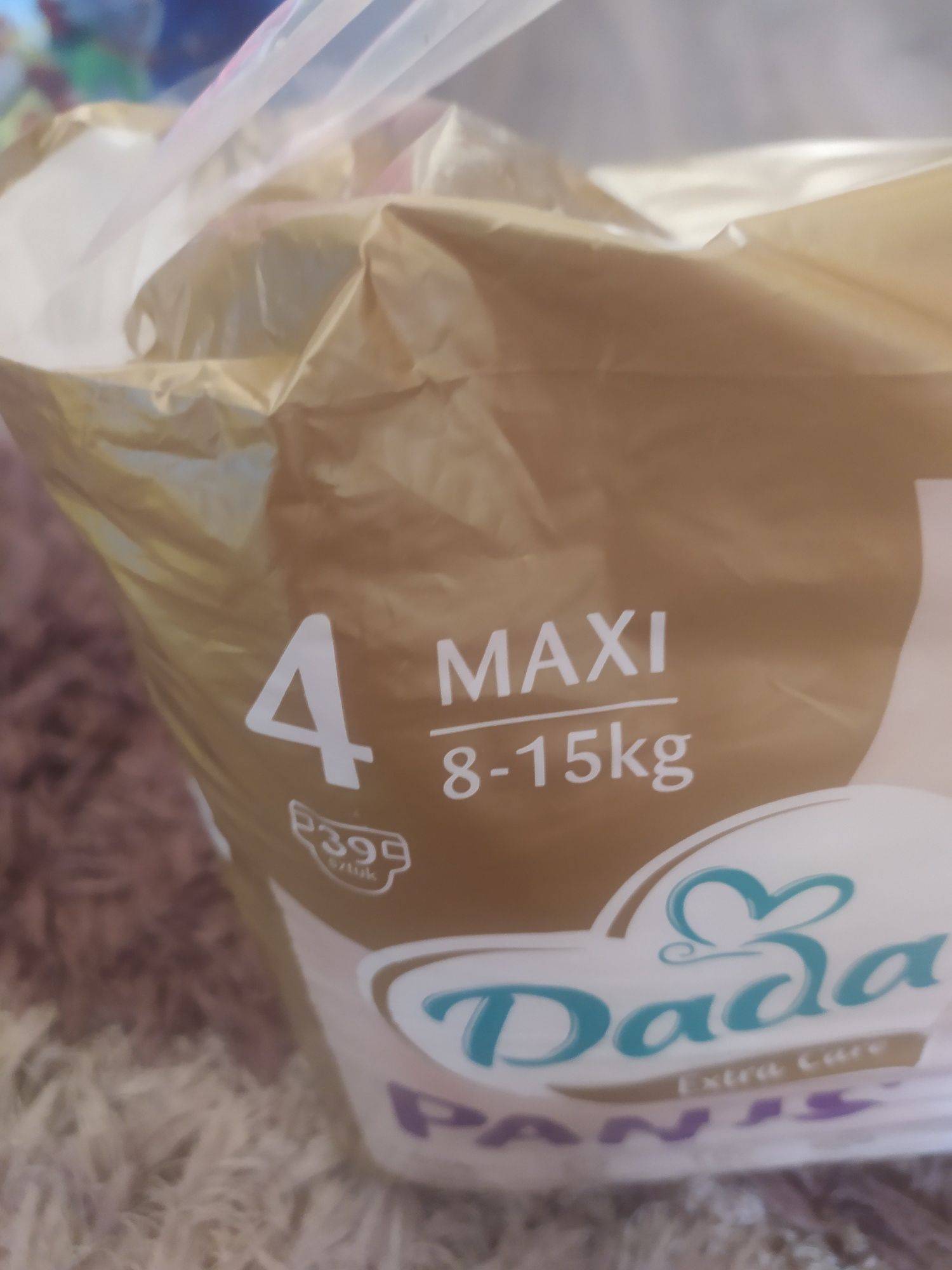 Pieluchomajtki Dada Extra Care rozmiar 4 Pants waga 8 - 15 kg