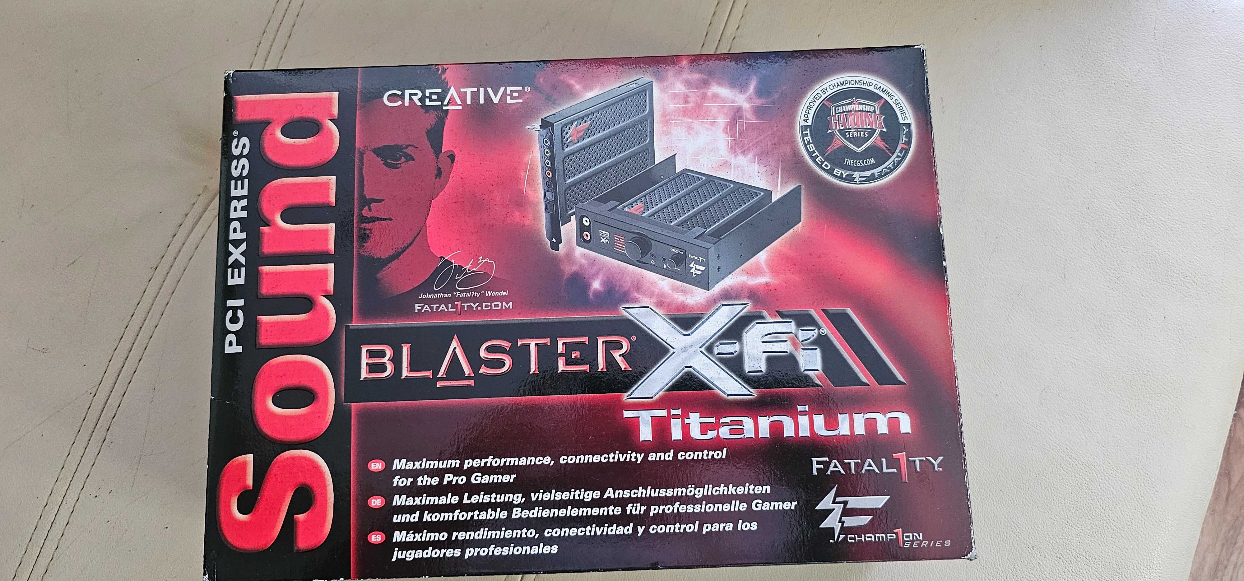Placa de Som Creative Sound Blaster X-Fi Titanium Fatality