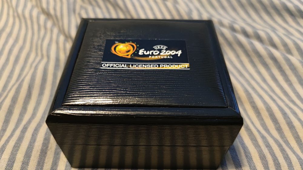 Relogio exclusivo oficial EURO 2004 em estojo
