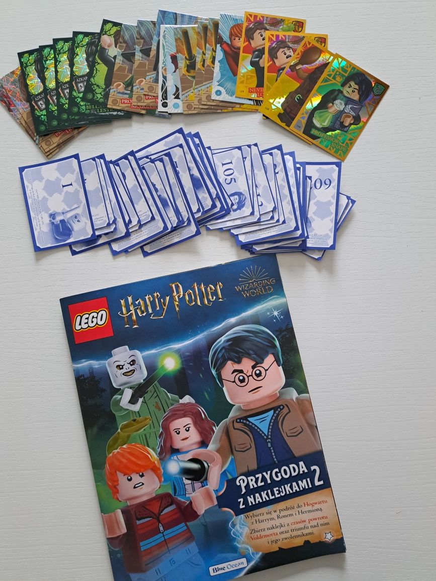 Sprzedam albo wymienię naklejki i karty do albumu "Lego Harry Potter P