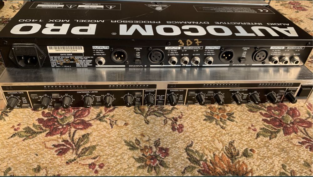 Процессор Behringer Autocom  Pro Mdx 1400. Декодер. Ресивер.