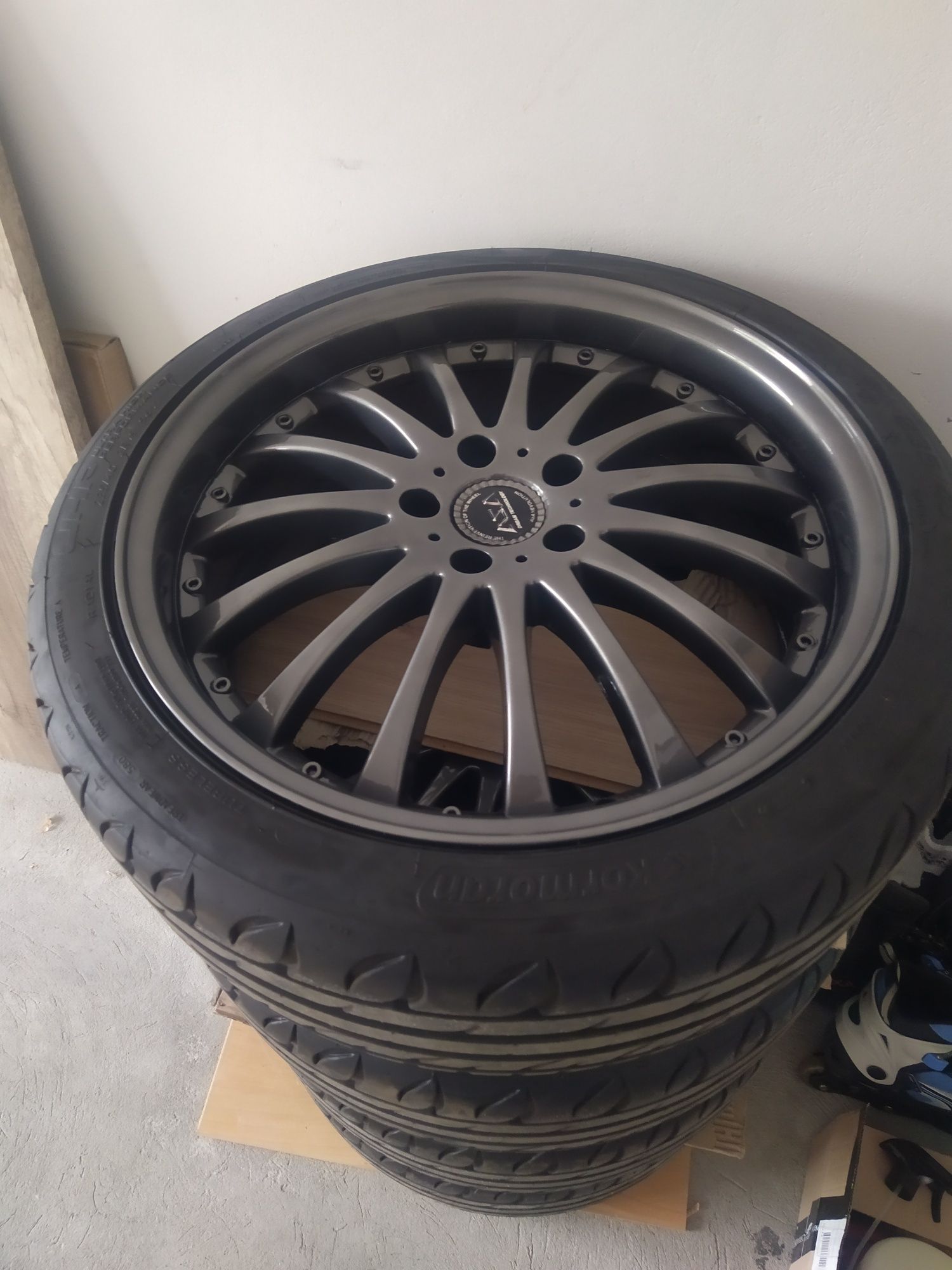 4 Felgi koła z oponami 19" 5x114.3 ET 30 Mazda Kia Hyundai Ford Toyota