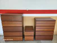 Komoda, łóżko Malm ikea.