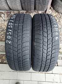 2x Opony Używane Całoroczne 205/55R16 Barum