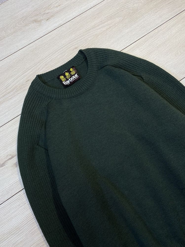 Винтажный свитер Barbour made in England 100% шерсь мужской оригинал