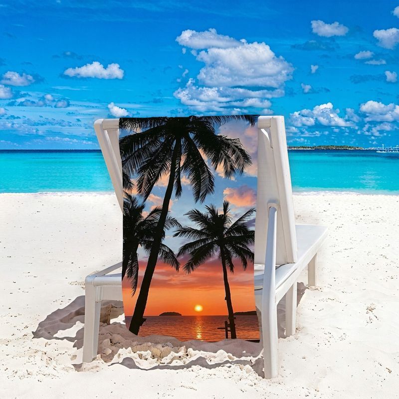 Ręcznik plażowy Szybkoschnący mikrofibra 70x140 kąpielowy Holiday duży