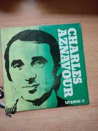 Płyta winylowa winyl pocztówka dźwiękowa Charles Aznavour