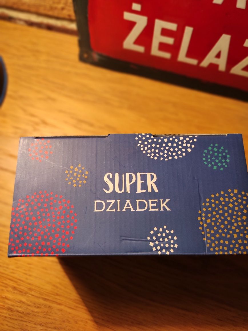 super Dziadek kubek skarpetki