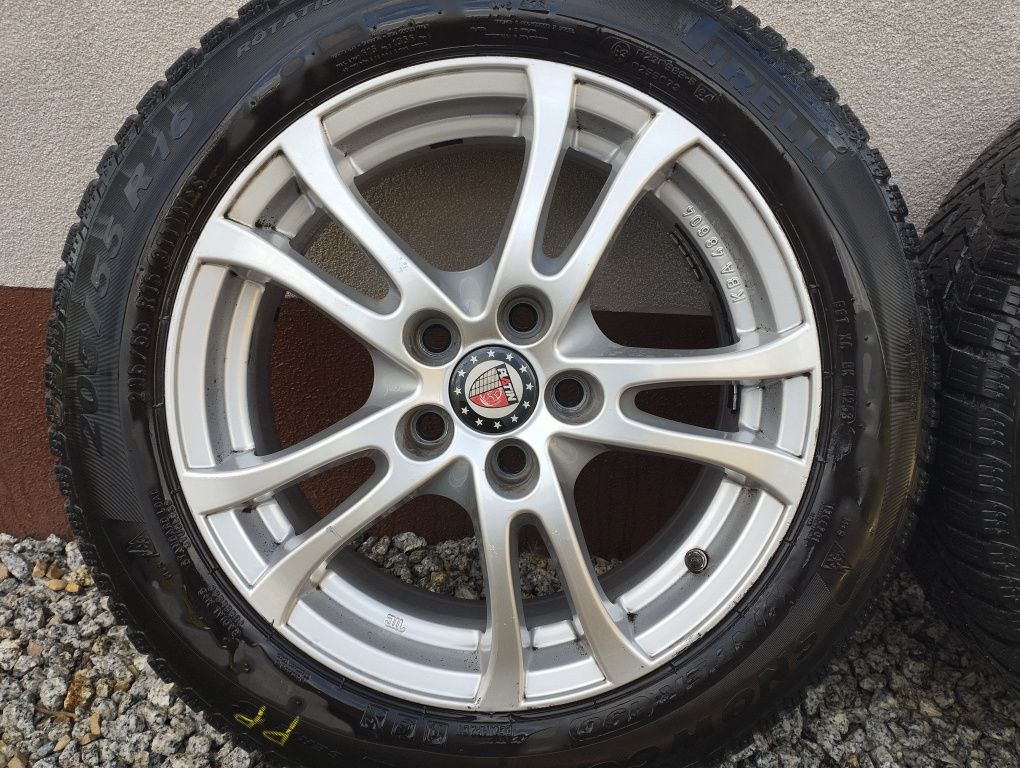 Alufelgi platin r16 5x108 opony dystanse śruby pirścienie redukcyjne k
