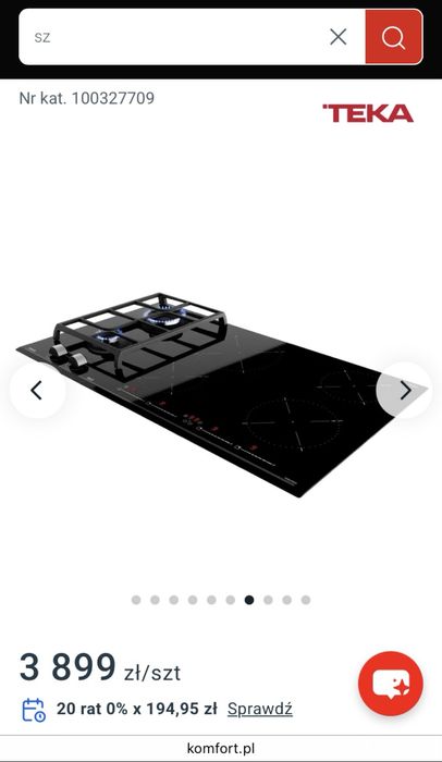 Płyta Indukcyjno-Gazowa Teka Jzc 96324 Abc Bk