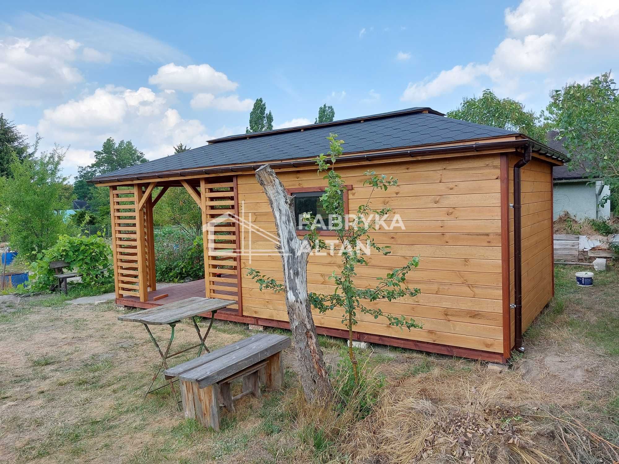 Domek na działkę, narzędziowy, letniskowy, domki, 6.5 x 3m