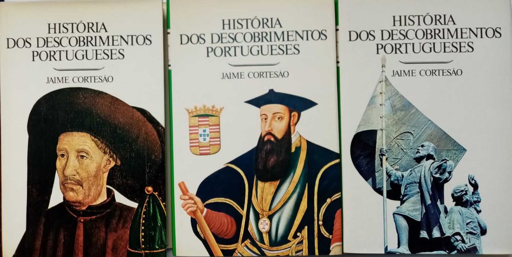 Livros “História dos descobrimentos portugueses”, de Jaime Cortesão