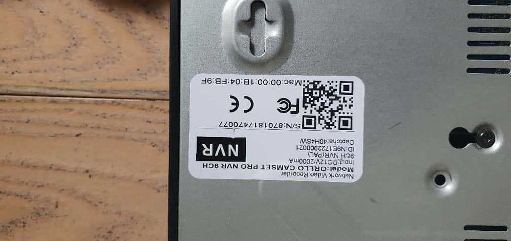 ORLLO WIFI PoE Rejestrator 4x kamera wifi