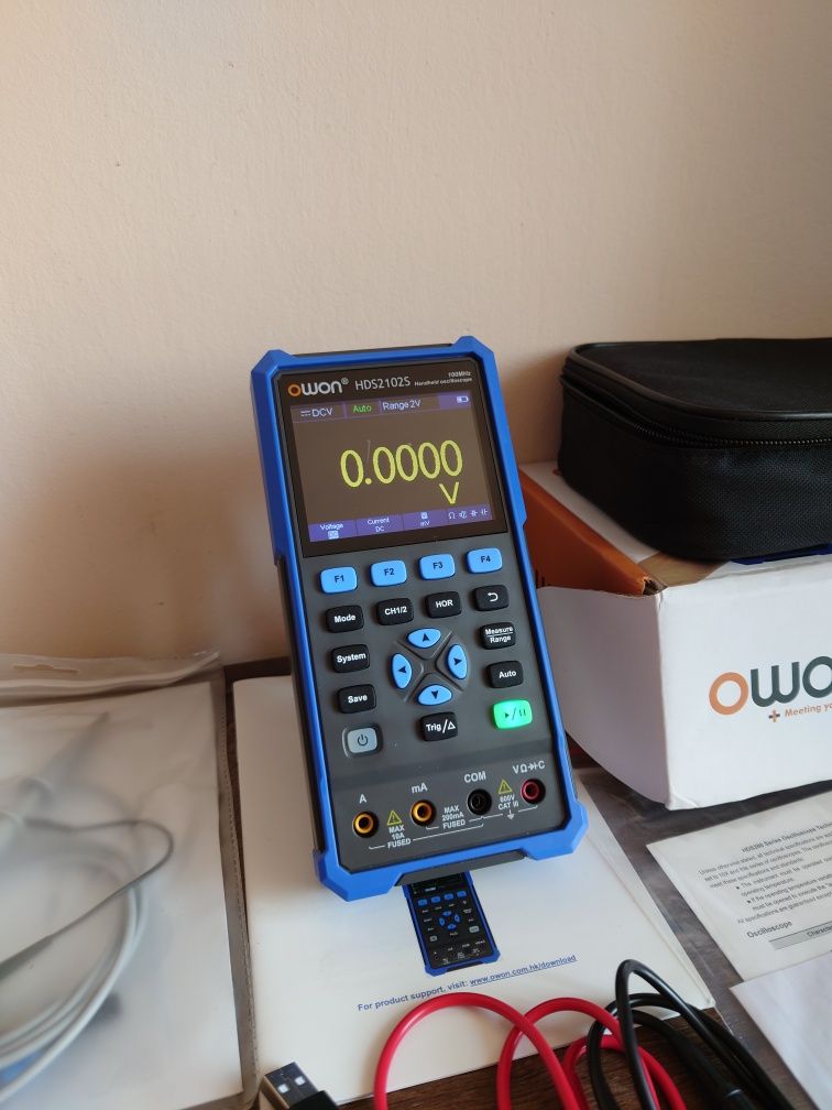 Skopometr OWON HDS2102S oscyloskop + multimetr + generator