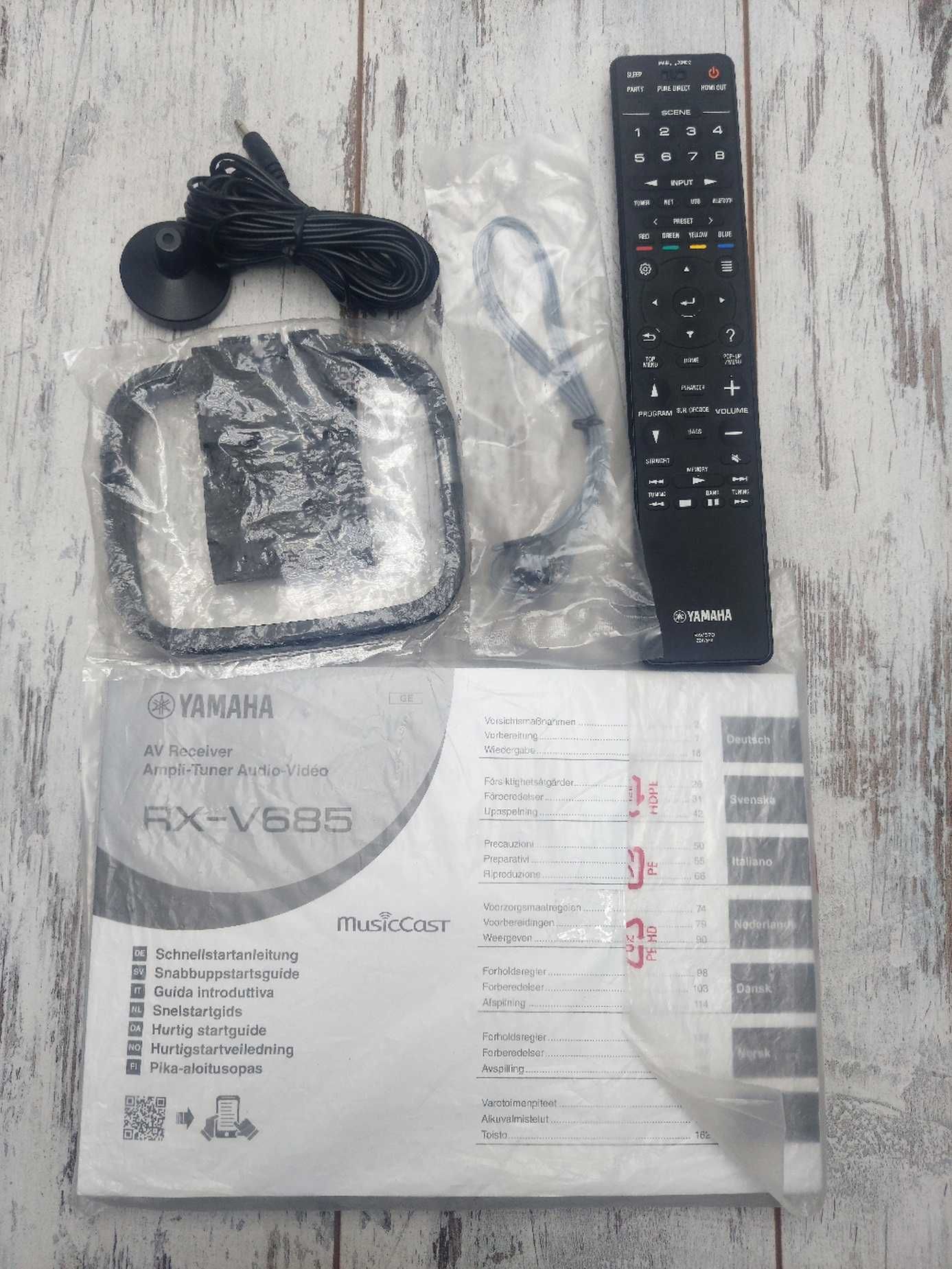 Yamaha RX-V685 ЦАП 384кГц/32 біт AirPlay Wi-Fi BТ Atmos MusicCast