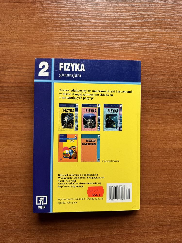 Fizyka 2 Podręcznik gimazjum WSiP