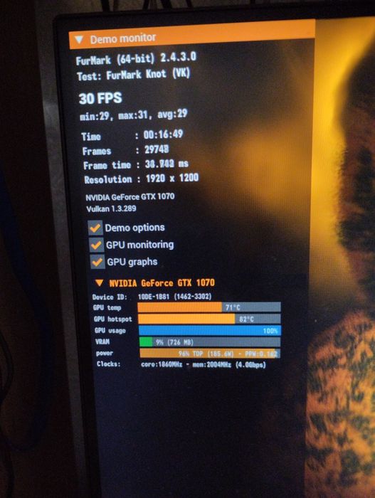 MSI geforce 1070