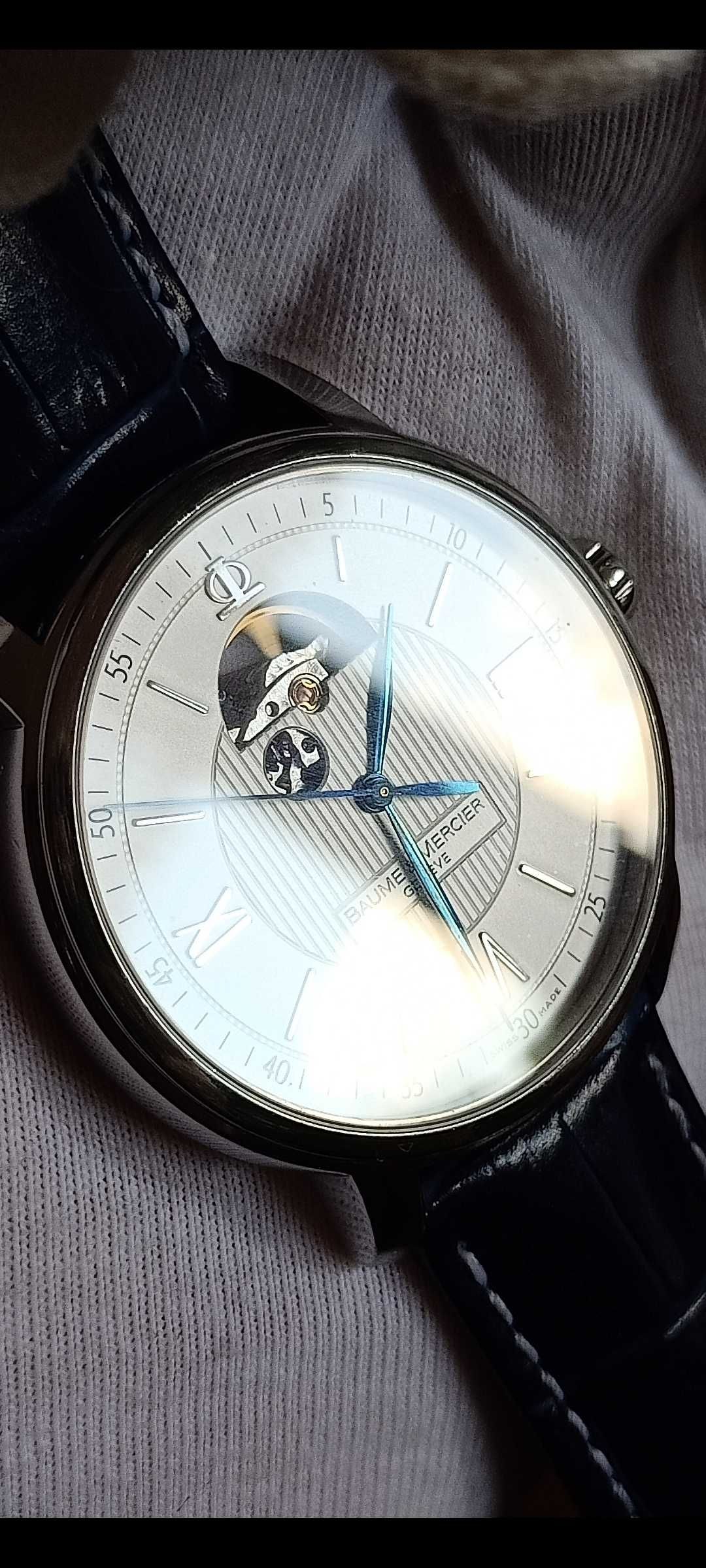 Baume & Mercier. Open heart , 65558. Jak edox,Longines,issot,iwc,omega
