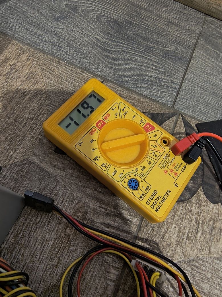 Блок живлення 350W EuroCase EC-350X, вживаний, 120мм вентилятор