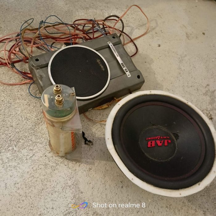 Продам сабвуфер JAB art sound та кондинсатор  Mystery MCD -15