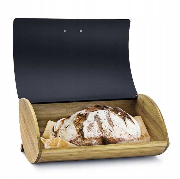 Chlebak Na Pieczywo Pojemnik Kawa Herbata Cukier +Nóż Kuchenny GRATIS!