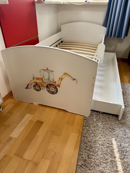 Łóżko dziecięce LUK 160x80 z szufladą