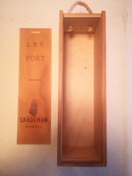 Caixa em madeira L.B.V. Porto - Sandeman - Late Bottled Vintage Port