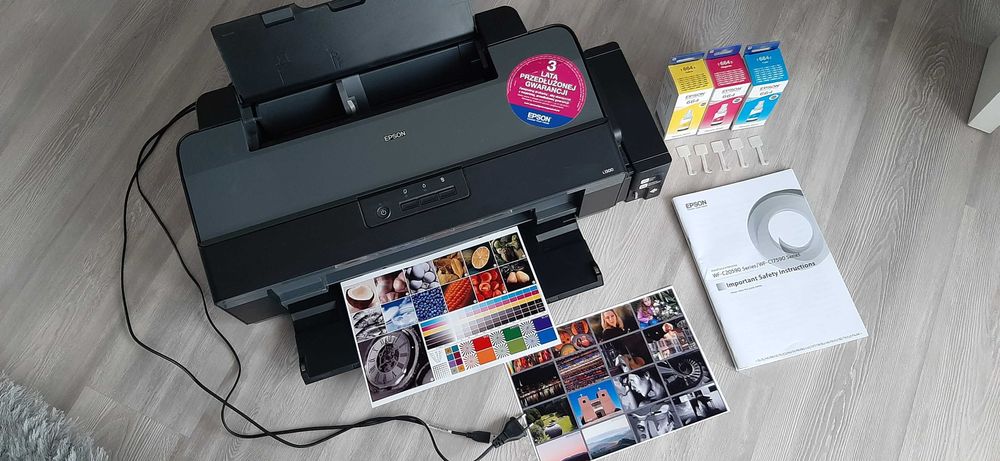 Drukarka Epson L1300 z zestawem tuszy