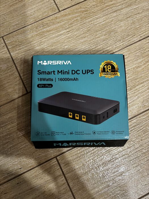 Безпереребійник для роутера Marsriva Smart Mini DC UPS KP1 Plus