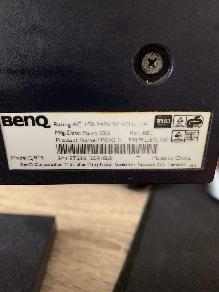 Монітор BENQ FP93G X