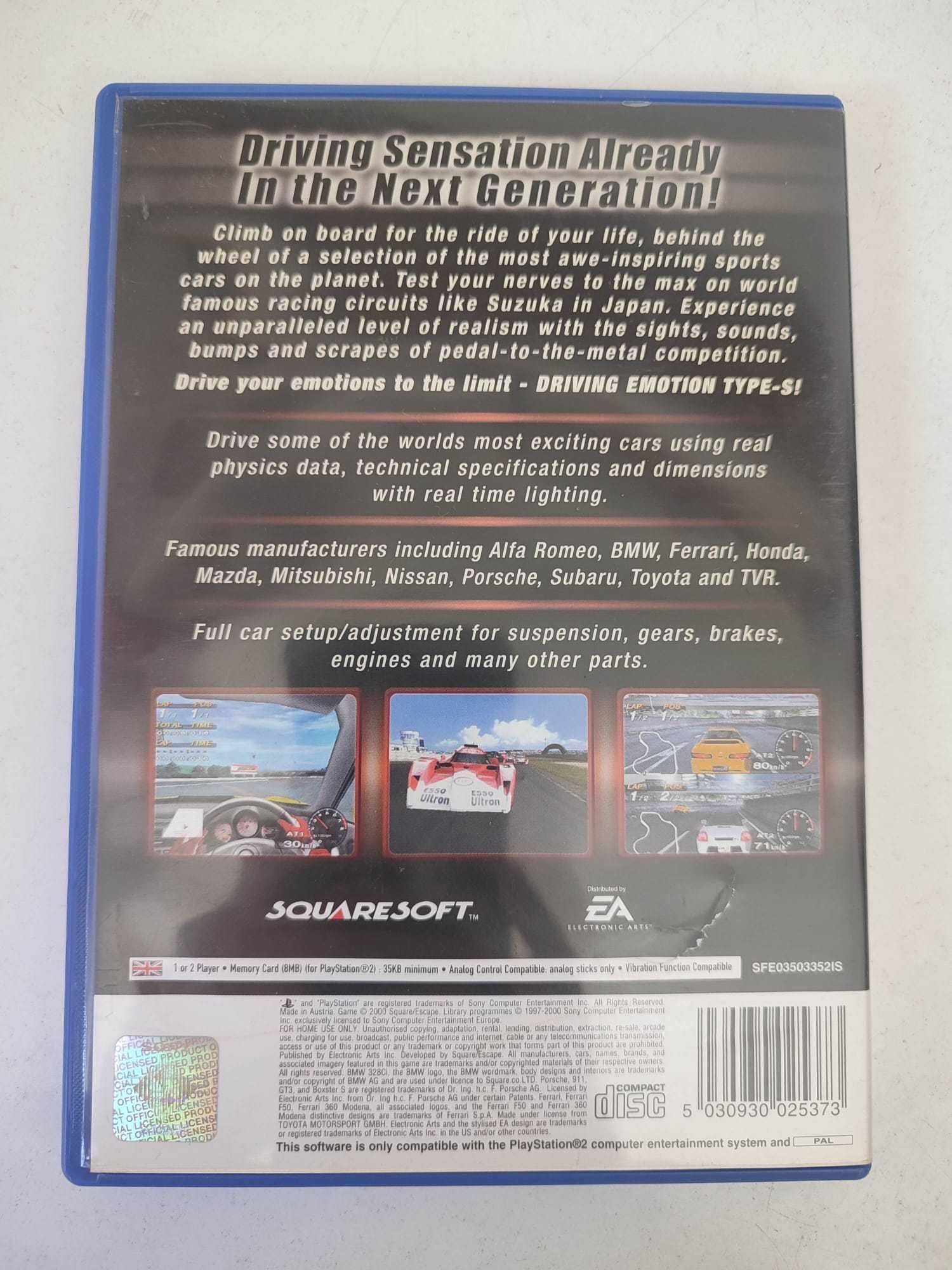 PS2 - Driving Emotion Type-S