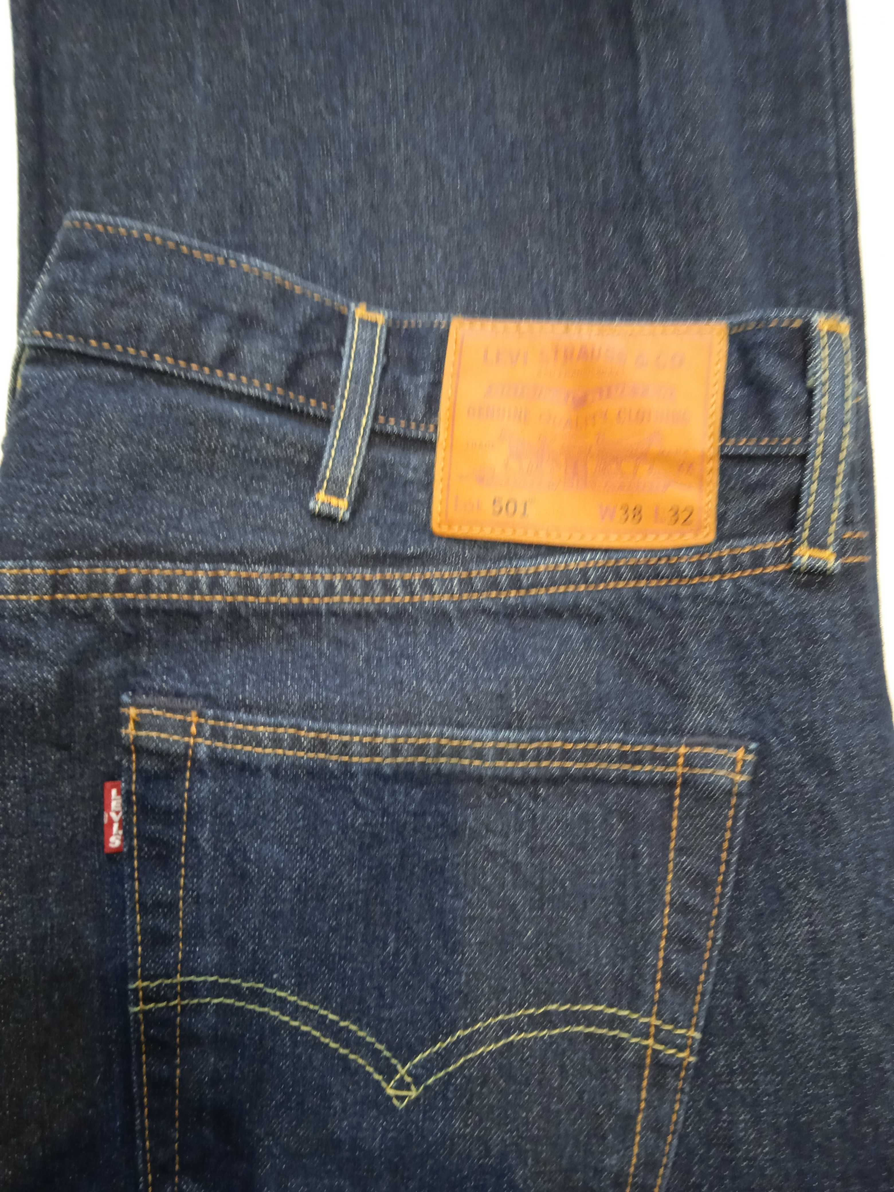 Levis 501 Premium Nowe spodnie jeansy W38 L32 SuperCena!