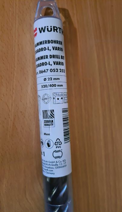 Wiertła udarowe WURTH