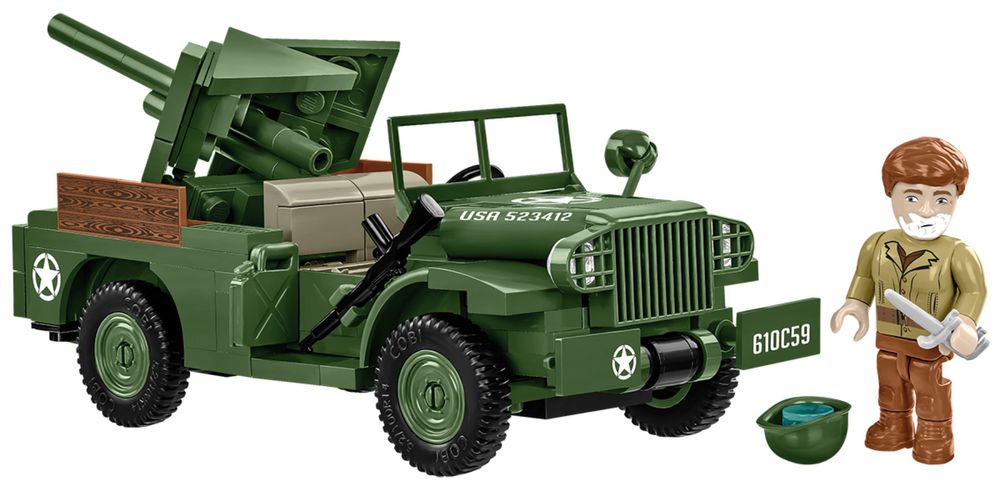 Klocki cobi 3116 pojazd 37MM GMC M6 FARGO